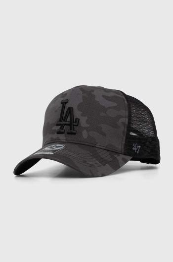 Kšiltovka 47 brand MLB Los Angeles Dodgers šedá barva, vzorovaná, B-TCMDT12LAP-CC