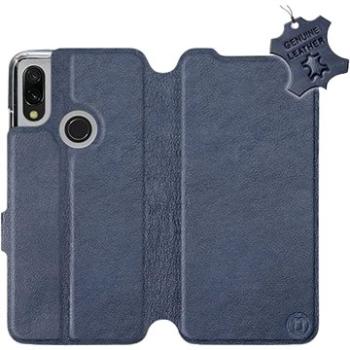 Flip pouzdro na mobil Xiaomi Redmi 7 - Modré - kožené -   Blue Leather (5903226874040)