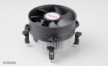 AKASA AK-CCE-7104EP pro LGA 775 a 1156 Ultra tichý PWM Fan, AK-CCE-7104EP