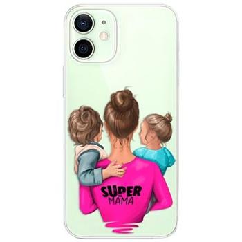 iSaprio Super Mama - Boy and Girl pro iPhone 12 (smboygirl-TPU3-i12)