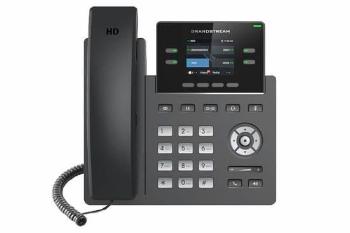 Grandstream GRP2612W SIP telefon, 2.4" TFT bar. displej, 2 SIP účty, 4 prog. tl., 2x10/100Mb, WiFi, GRP2612W