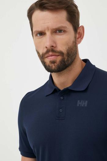 Polo tričko Helly Hansen tmavomodrá barva, s potiskem