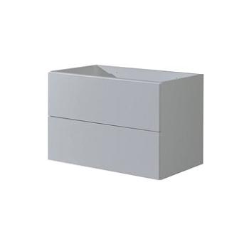 Aira desk, koupelnová skříňka, šedá, 2 zásuvky, 810x530x460 mm (CN731S)
