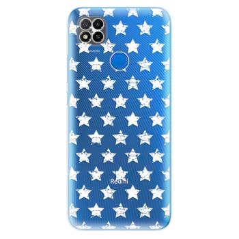 Odolné silikonové pouzdro iSaprio - Stars Pattern - white - Xiaomi Redmi 9C