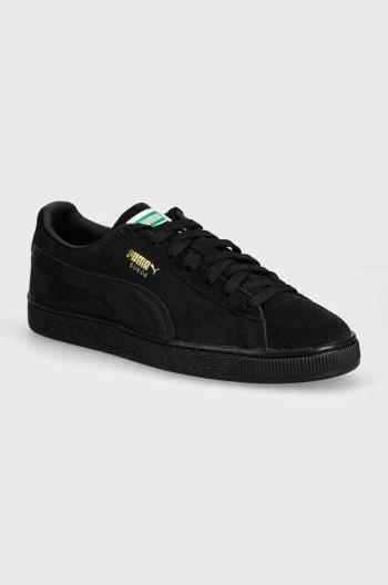 Semišové sneakers boty Puma Suede Classic černá barva, 399781