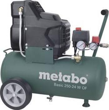 Pístový kompresor Metabo Basic 250-24 W OF 601532000, objem tlak. nádoby 24 l