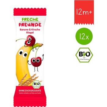 Freche Freunde BIO Ovocná tyčinka - Banán a třešeň 12× 23 g (0745760316441)