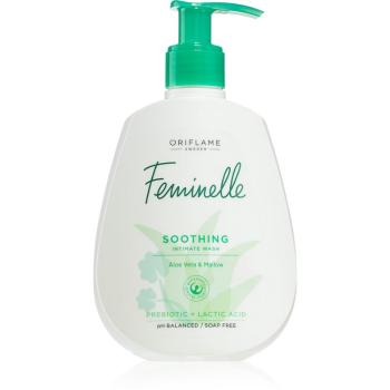 Oriflame Feminelle gel pro intimní hygienu se zklidňujícím účinkem Aloe Vera & Mallow 300 ml