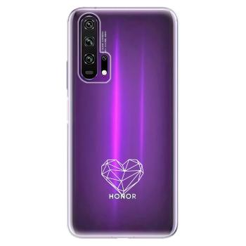 Odolné silikonové pouzdro iSaprio - čiré - Digital Love - Honor 20 Pro