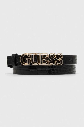 Pásek Guess SESTRI dámský, černá barva, BW9092 P4220