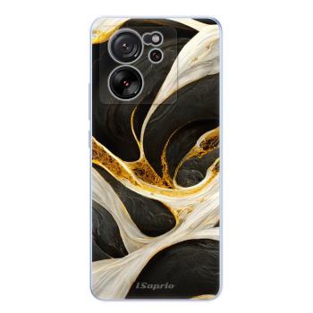 Odolné silikonové pouzdro iSaprio - Black and Gold - Xiaomi 13T / 13T Pro