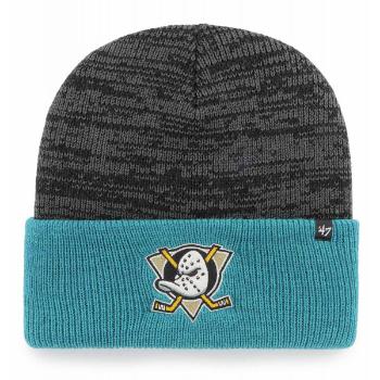 47 NHL ANAHEIM DUCKS TWO TONE BRAIN FREEZE ’47 CUFF KNIT Klubová zimní čepice, tmavě šedá, velikost UNI