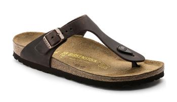 Birkenstock Gizeh NU Oiled Habana Narrow Fit hnědé 743833