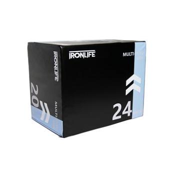 IRONLIFE Soft Plyometrický pěnový blok 70 x 60 x 50 cm, černý (8594177751299)