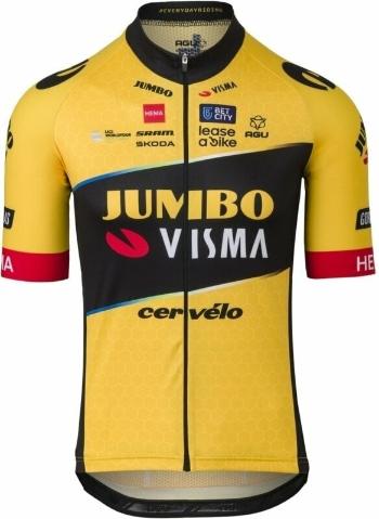 AGU Replica SS Team Jumbo-Visma Men Dres Yellow 2XL