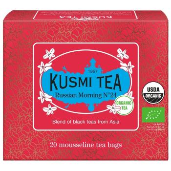 Černý čaj MORNING N°24 Kusmi Tea 20 mušelínových sáčků