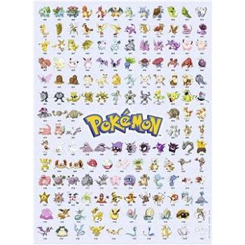 Ravensburger 147816 Prvních 151 Pokémonů 500 dílků  (4005556147816)