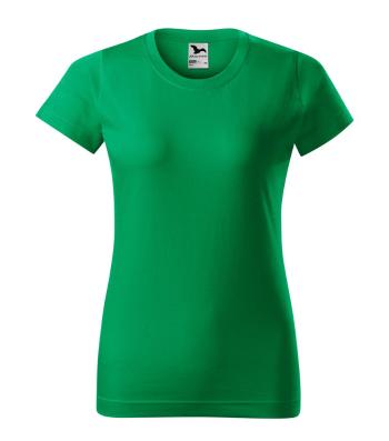 MALFINI Dámské tričko Basic - Středně zelená | M
