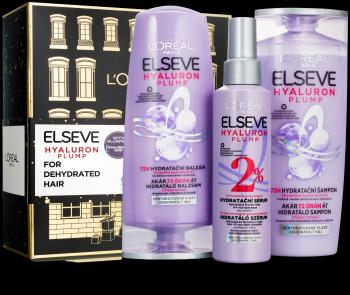 L'Oréal Paris Elseve Hyaluron Plump dárková sada pro dehydratované vlasy 3 ks