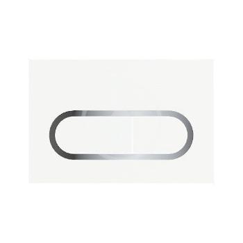RAVAK Chrome Ovládací tlačítko WC, chrom/bílá X01455