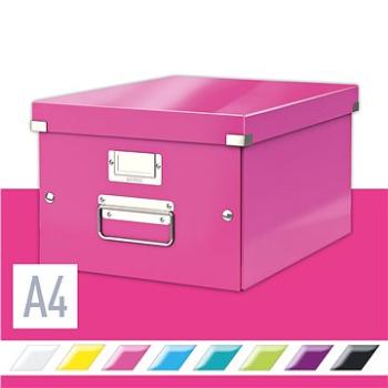 LEITZ WOW Click & Store A4 28.1 x 20 x 37 cm, růžová (60440023)