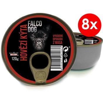FALCO DOG 120 g hovězí kýta, 8 ks (8594025081837)