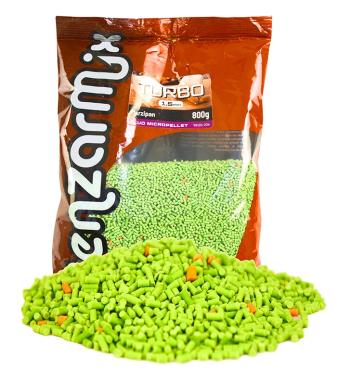 Benzar mix pelety fluo turbo pellet 800 g 1,6 mm - marcipán