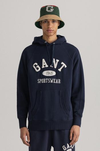 MIKINA GANT D.2 COLLEGIATE SWEAT HOODIE modrá L