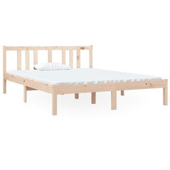 Rám postele masivní dřevo 140 × 190 cm, 814864 (814864)