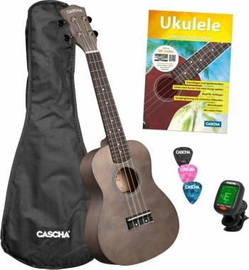 Cascha CUC101S Black Koncertní ukulele