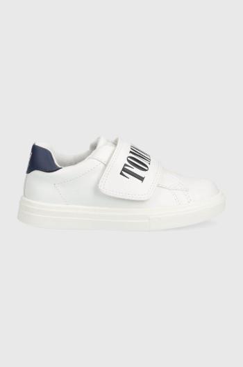 Dětské sneakers boty Tommy Hilfiger bílá barva