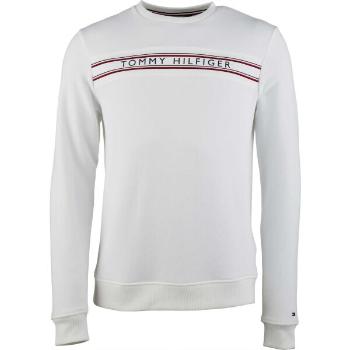 Tommy Hilfiger CLASSIC-TRACK TOP Pánská mikina, bílá, velikost XL