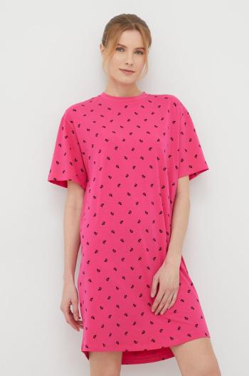 Noční košilka Karl Lagerfeld dámská, růžová barva