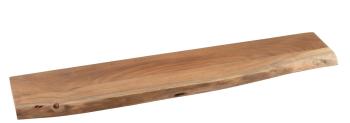 Nástěnná dřevěná police z akáciového dřeva Gerard Acacia L - 115*26*4cm 23901