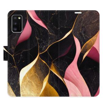 Flipové pouzdro iSaprio - Gold Pink Marble 02 - Samsung Galaxy A41