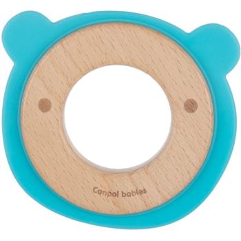 canpol babies Teethers Wood-Silicone kousátko Bear 1 ks