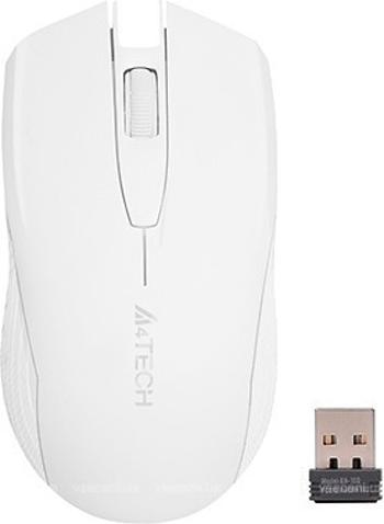 A4tech G3-760N V-track, bezdrátová optická myš, 2.4GHz, 10m dosah, USB, bílá