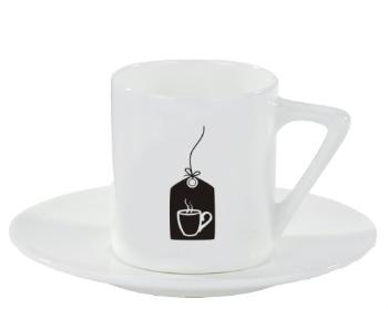 Espresso hrnek s podšálkem 100ml Tea bag