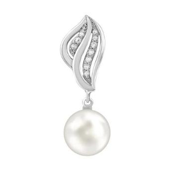 Silvego Stříbrný přívěsek s bílou pravou přírodní perlou FWAP8712