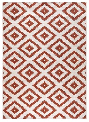 NORTHRUGS - Hanse Home koberce Kusový koberec Twin-Wendeteppiche 103130 terra creme - 120x170 cm Červená