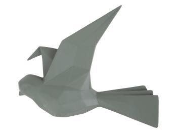Velký nástěnný věšák Origami Bird – zelená