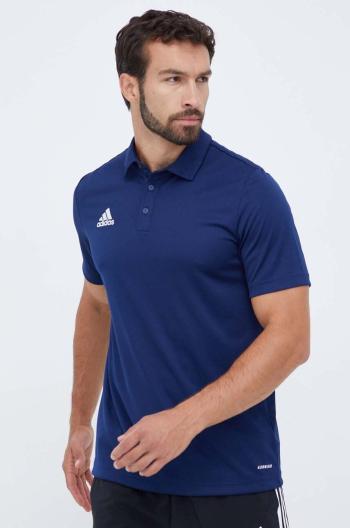 Tréninkové polo tričko adidas Performance Entrada 22 tmavomodrá barva, s potiskem, H57487