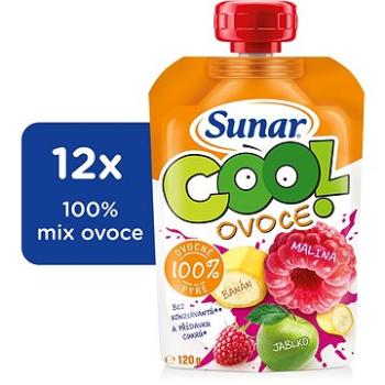 Sunar Kapsička Cool ovoce Malina, Banán, Jablko 12× 120 g (8592084413361)