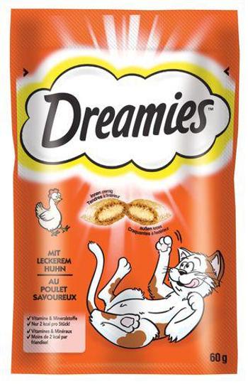 WHISKAS  poch.  DREAMIES 60g - Sýr