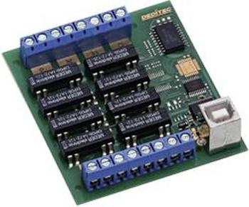 USB modul, Deditec USB-RELAIS-8_A, digitální výstup 8 relé