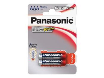 Baterie AAA (R03) alkalická PANASONIC Everyday Power 2ks / blistr