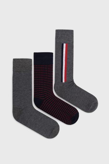 Ponožky Aldo Reath (3-pack) pánské, šedá barva