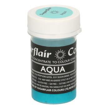 Sugarflair Colours Gelová barva Aqua - Modrá 25 g