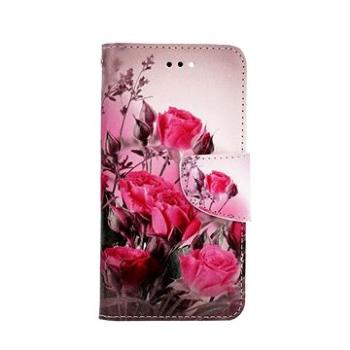 TopQ iPhone SE 2020 knížkové Romantické růže 54671 (Sun-54671)