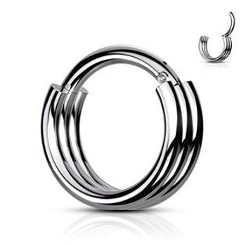 Šperky4U Piercing kruh segment - K01056ST-1210